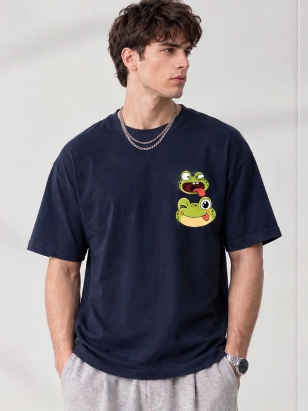 Navy Graphic T-Shirt
